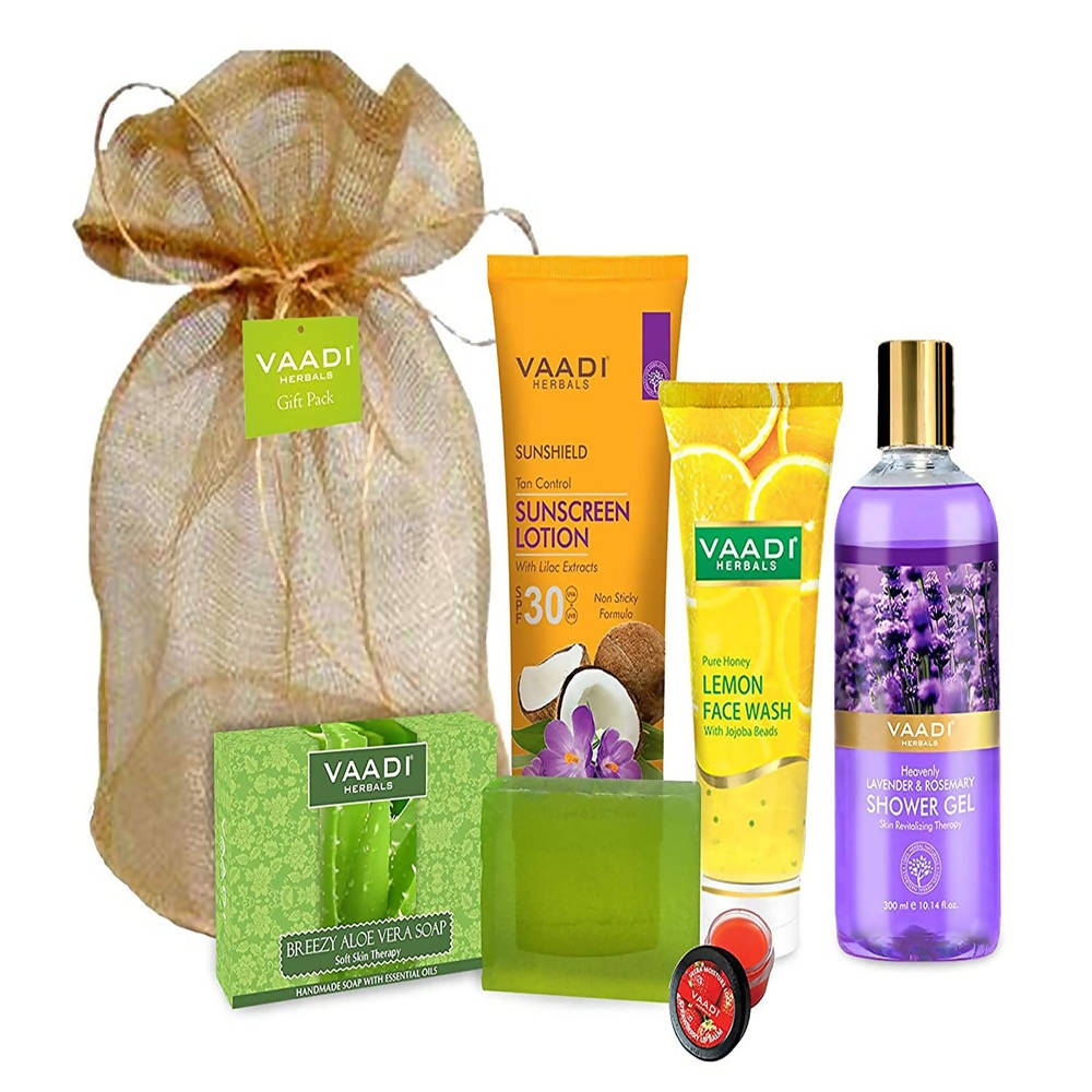 Vaadi Herbals All Purpose Complete Skin Care Travel Kit - Distacart