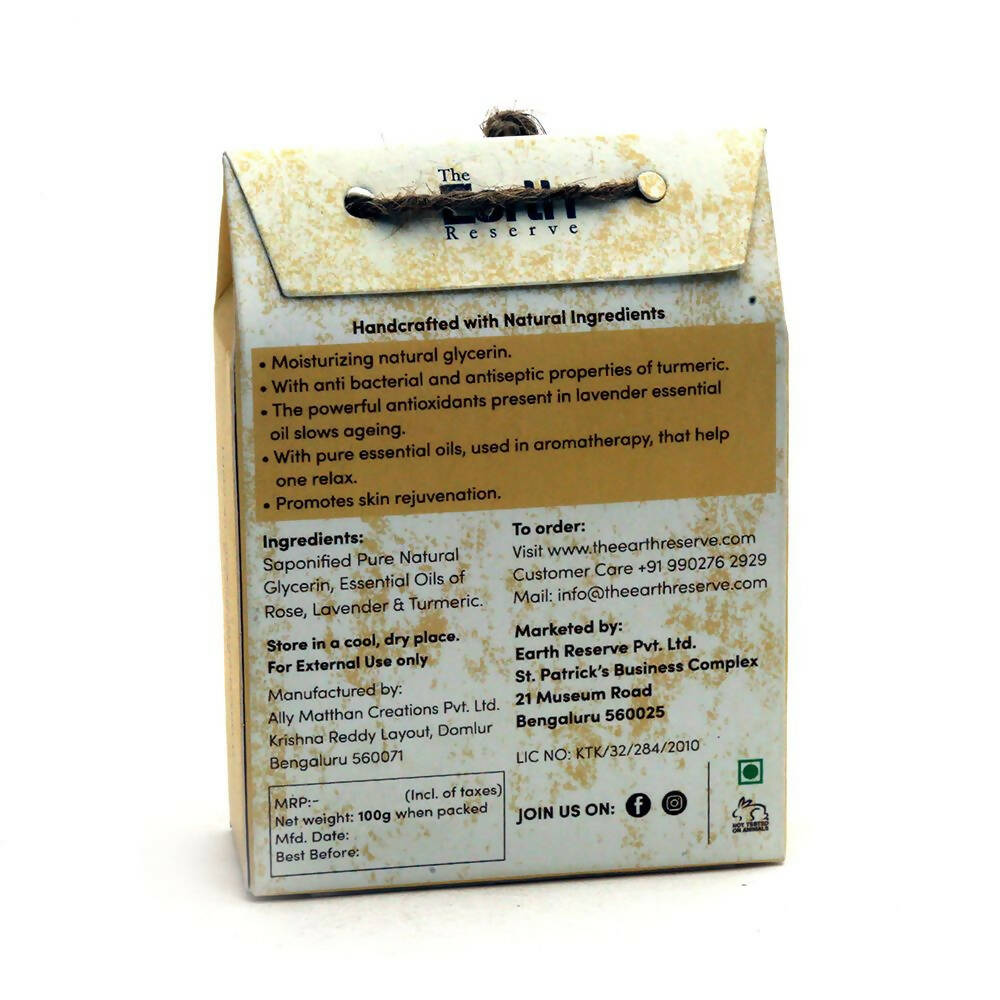 The Earth Reserve Lavender & Turmeric Infused Soap - Distacart