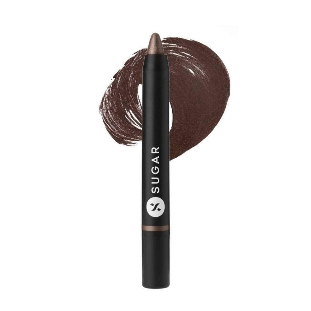 Sugar Eyes And Shine Shadow Crayon Metallic Medium Brown With Golden Glitter - Distacart