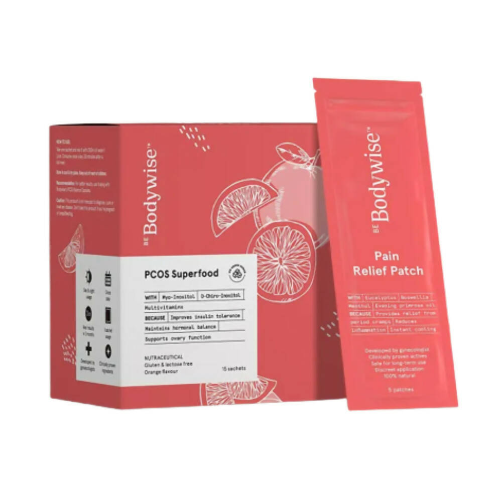 BeBodywise PCOS Superfood & Period Pain Relief Patch - Distacart