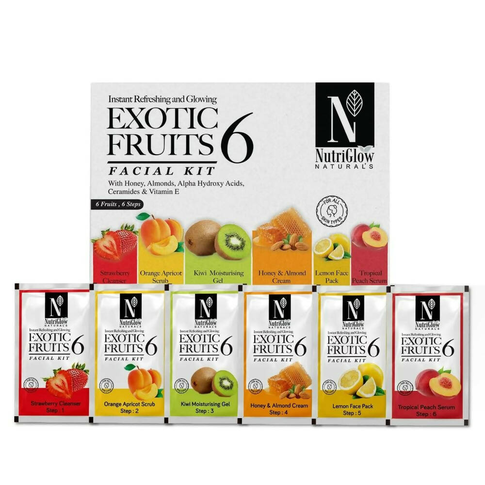 NutriGlow NATURAL'S Exotic Fruit Facial Kit - Distacart