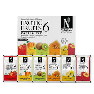 NutriGlow NATURAL'S Exotic Fruit Facial Kit - Distacart