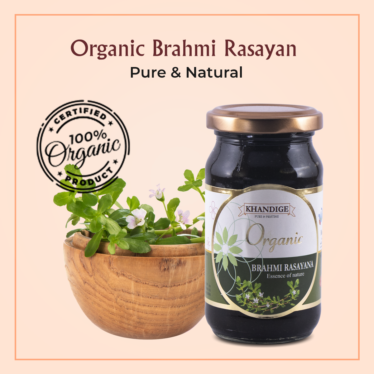 Khandige Organic Brahmi Rasayana Essence of Nature - Distacart