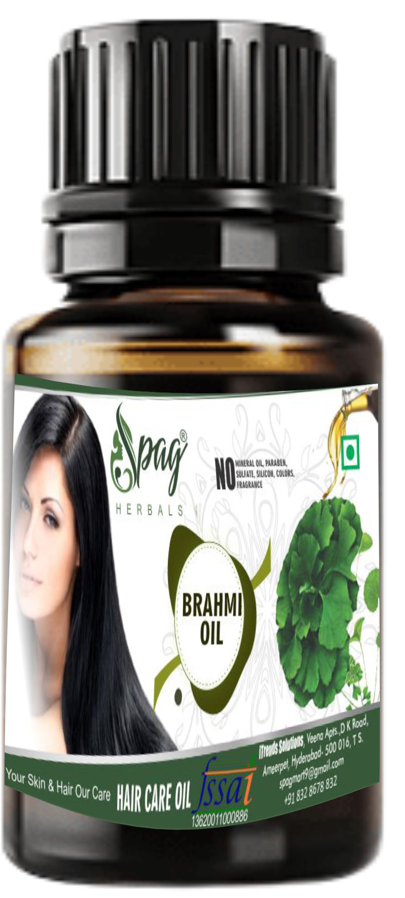 Spag Herbals Brahmi Oil For Hair Care - Distacart