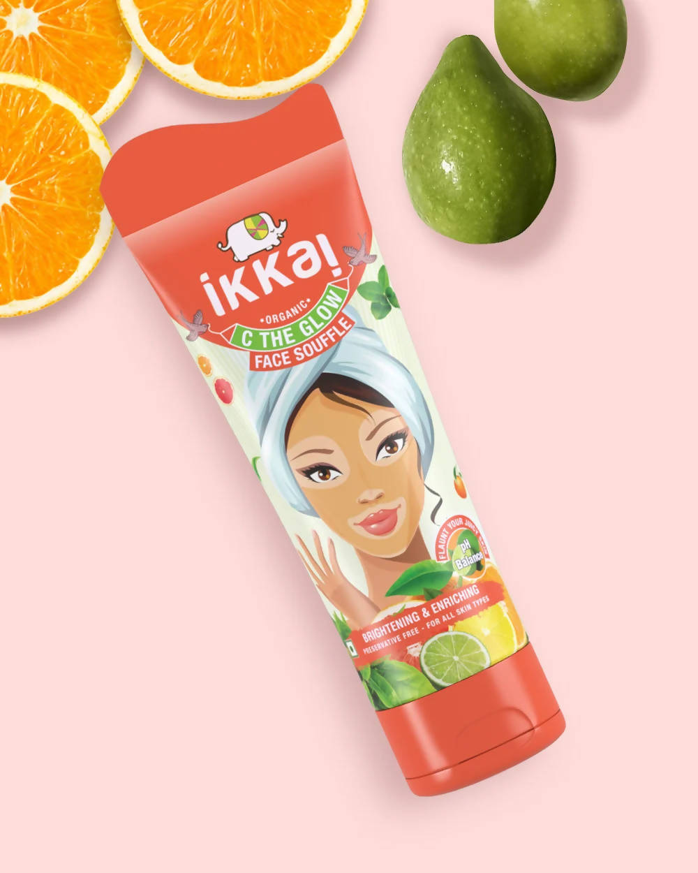 Ikkai Organic C The Glow Face Souffle Brightening & Enriching - Distacart