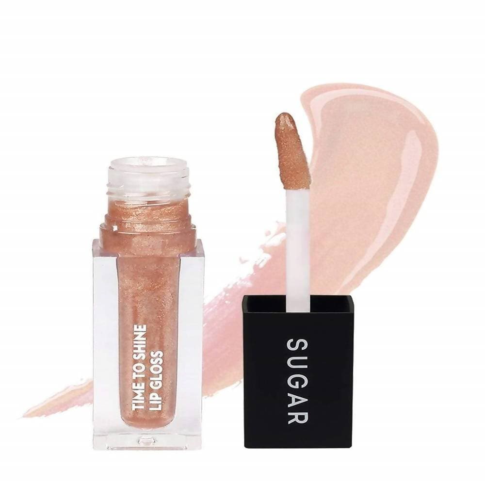 Sugar Time To Shine Lip Gloss - Princess Aurora (Golden beige with shimmer) - Distacart