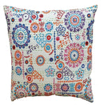 Thumbnail for The Decor Nook Off White Base With Multicolour Circular Print Cushion Cover - Distacart
