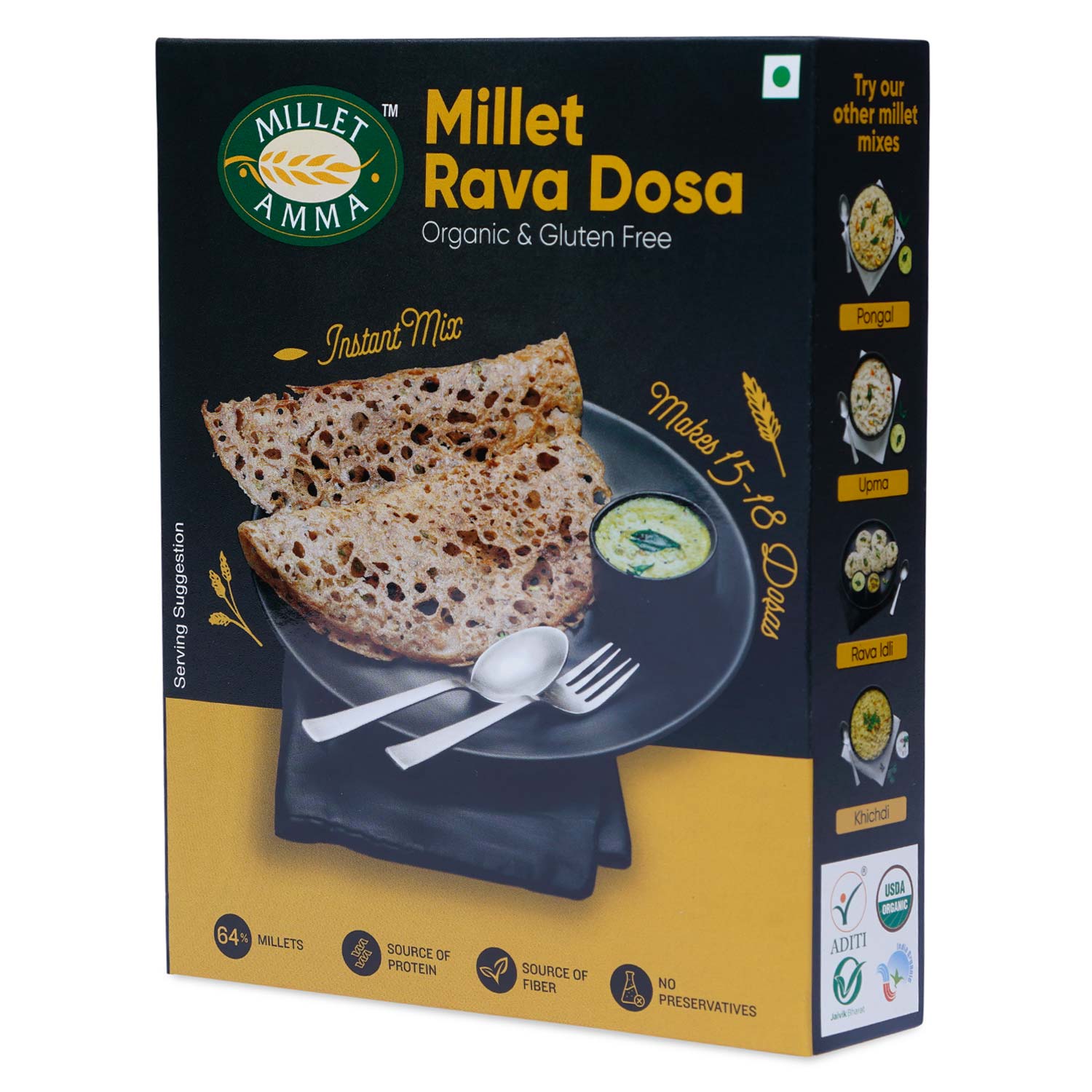 Millet Amma Millet Rava Dosa Mix - Distacart