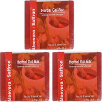 Thumbnail for Jain Aloe Vera Saffron Herbal Gel Bar