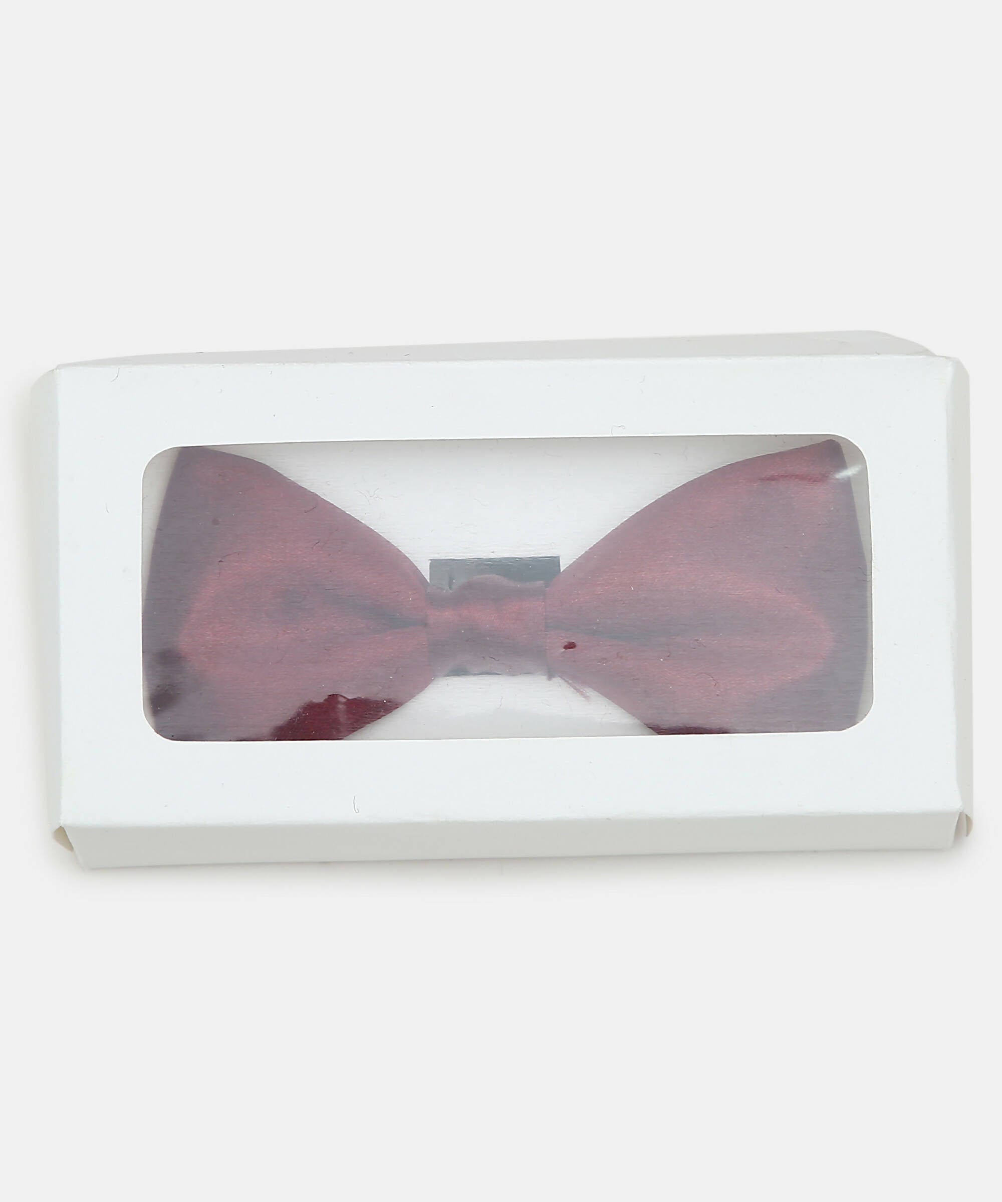 Manet Boys Solid Single Layer Bow - Maroon - Distacart