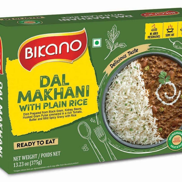 Bikano Dal Makhani with Plain Rice