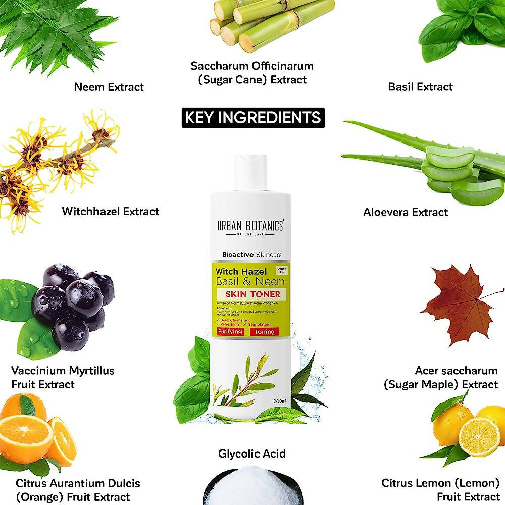 Urban Botanics Alcohol Free Skin Toner for Face - Distacart