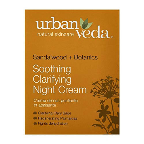 Urban Veda Soothing Clarifying Night Cream - Distacart