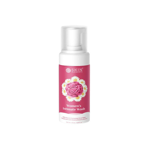 Skin Elements Women's Intimate Wash with Rose & Chamomile Floral Water - Distacart
