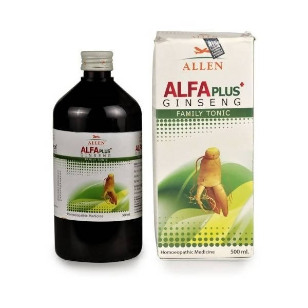 Allen Homeopathy Alfa Plus Ginseng Family Tonic