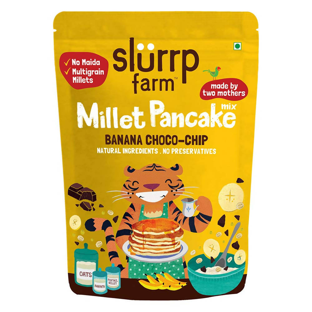 Slurrp Farm Banana Choco-Chip Millet Pancake Mix
