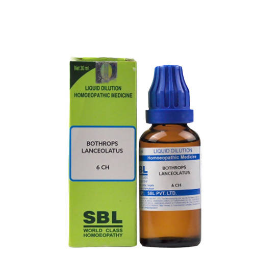 SBL Homeopathy Bothrops Lanceolatus Dilution - Distacart