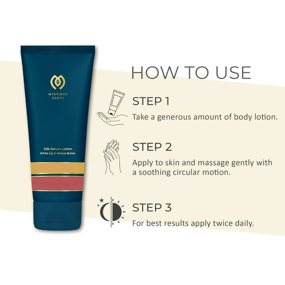 Mystique Earth Silk Serum Body Lotion - Distacart