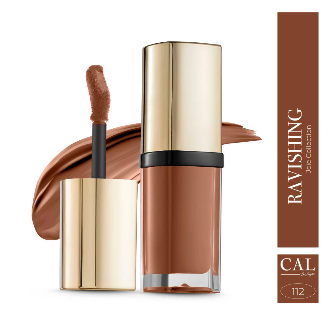 CAL Los Angeles Joie Collection Liquid Matte Brown Lipstick - Ravishing 112 - Distacart