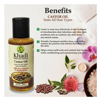 Thumbnail for Khadi Natural Herbal Castor Oil - Distacart