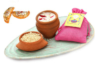 Thumbnail for Ghasitaram Holi Gifts Sweets - Herbal Thandai Powder with Holi Gujiya Sweets - Distacart