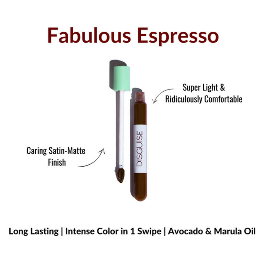 Disguise Feather-Light Matte Liquid Lip Cream - Fabulous Espresso 37 - Distacart