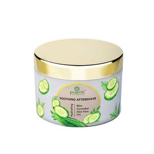 Prakriti Herbals Soothing Aftershave Mint Cucumber Aloe Vera Gel