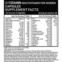 Thumbnail for Livestamin Multivitamins & Minerals For Women Capsules - Distacart