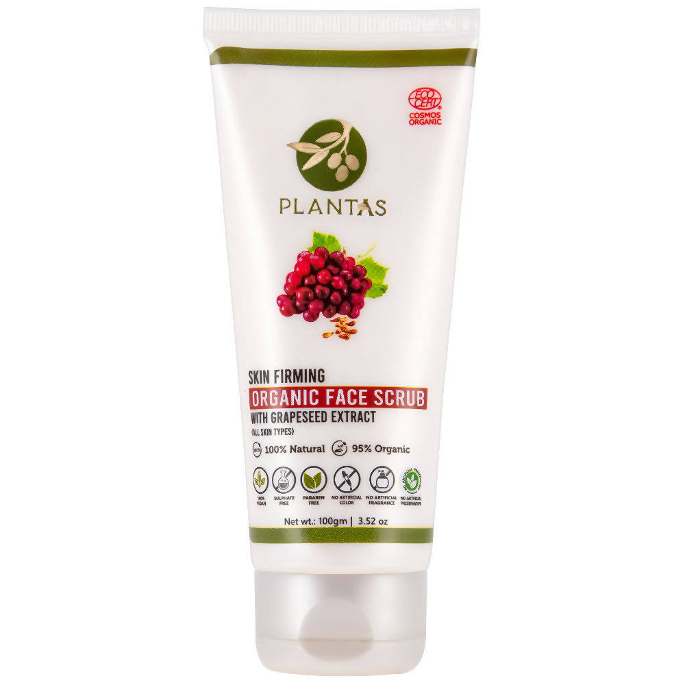 Plantas Skin Firming Organic Face Scrub - Distacart