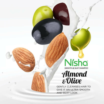 Nisha Smooth Naturally Soft Silky Hair Shampoo - Distacart