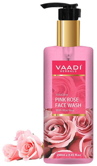 Thumbnail for Vaadi Herbals InstaGlow Pink Rose Face Wash - Distacart