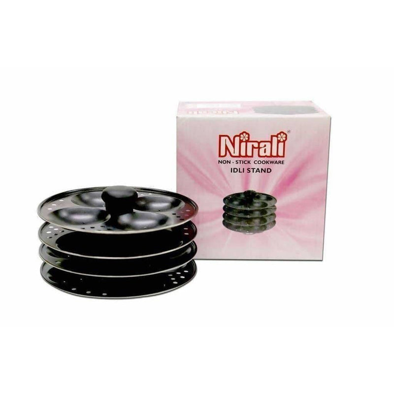 Nirali Non-Stick idli Stand (4 Plates) Non-Stick Idli Maker-Idli Cookware - Distacart
