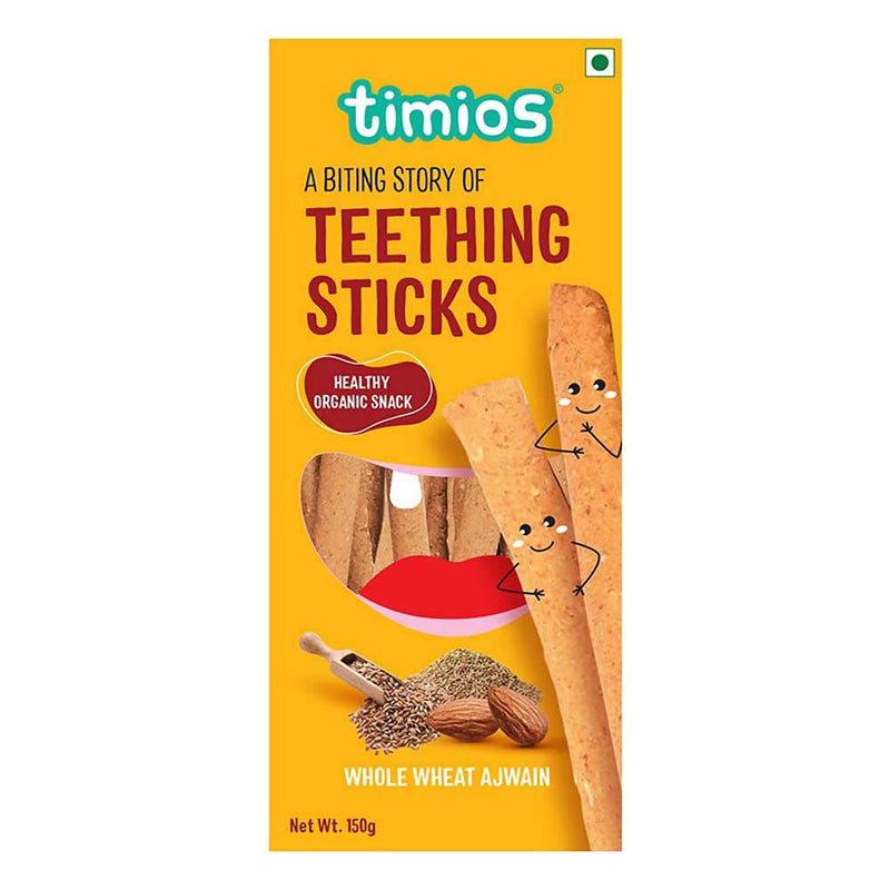 Timios Whole Wheat Ajwain Teething sticks