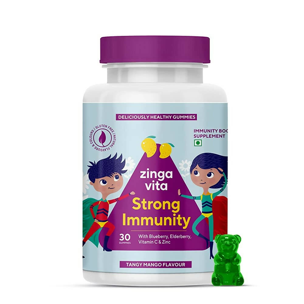 Zingavita Strong Immunity Gummies (Tangy Mango Flavor) - Distacart