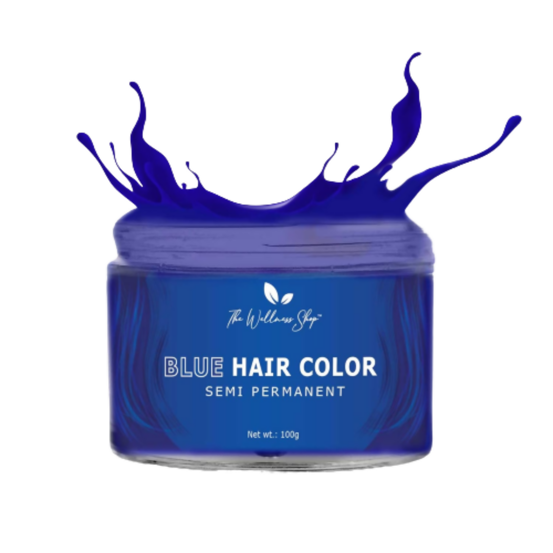 The Wellness Shop Blue Semi Permanent Hair Color - Distacart