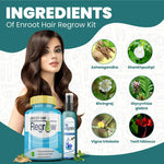 Thumbnail for Divya Shree Enroot Hair Regrow Capsule & Oil Nourish & Cleanse Hair Kit - Distacart