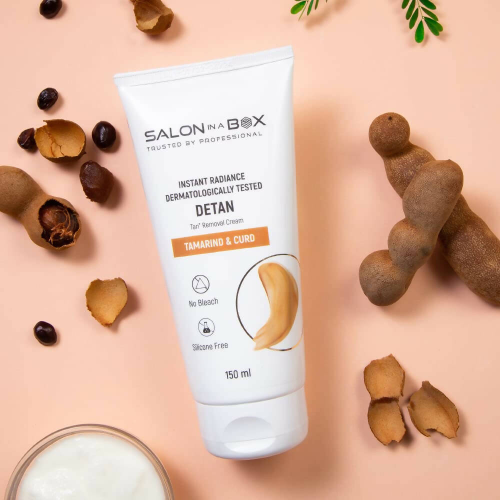 Salon in a Box De-Tan with Tamarind and Curd Face Pack - Distacart