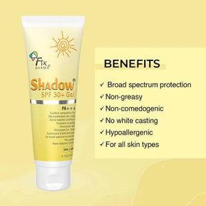Fixderma Shadow SPF 30+ Sunscreen Gel - Distacart