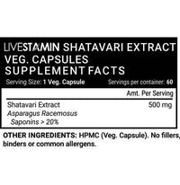 Thumbnail for Livestamin Shatavari Extract Capsules - Distacart