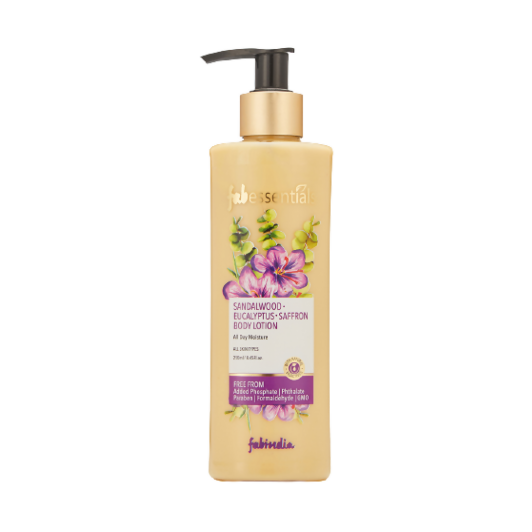 Fabessentials Sandalwood Eucalyptus Saffron Body Wash - Distacart