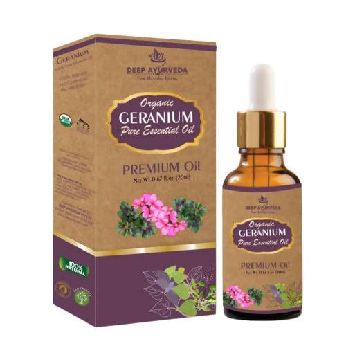 Deep Ayurveda Geranium Pure Essential Oil - Distacart