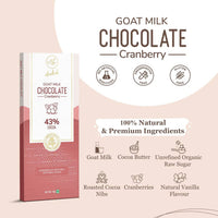 Thumbnail for Aadvik Goat Milk Chocolate - Cranberry - Distacart