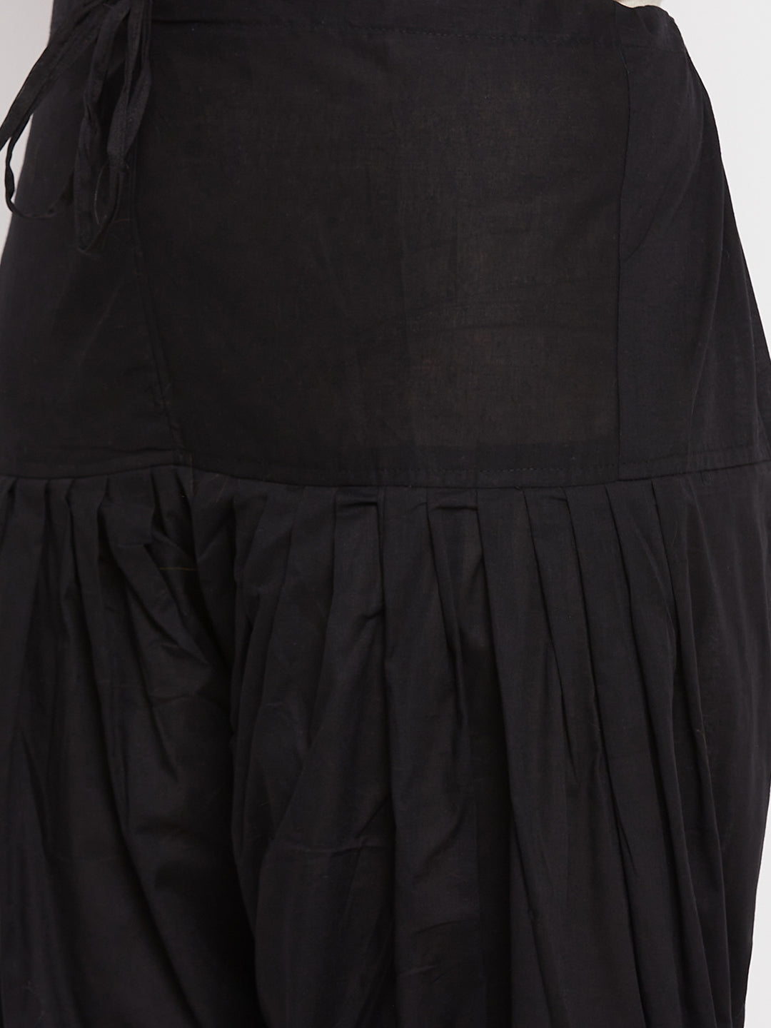 Wahe-NOOR Women's Black Solid Pure Cotton Salwar - Distacart