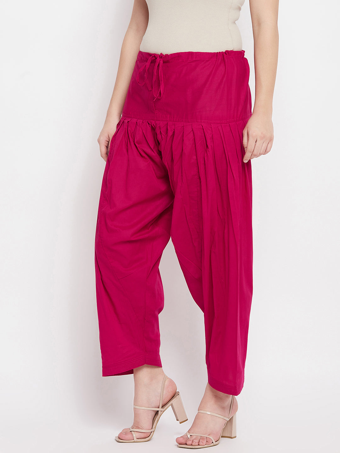 Readymade Red PATIALA/ Patiyala SALWAR Indian Punjab Cotton Pants | eBay