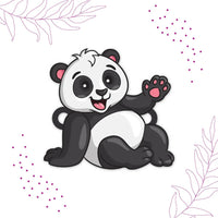 Thumbnail for Bhai Please Panda Wooden Rakhi - Distacart