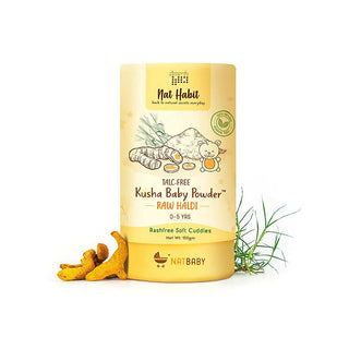 Nat Habit Haldi Kusha Baby Powder - Distacart