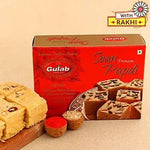 Thumbnail for Premium Beads Flower Rakhi & Soan Papdi - Distacart