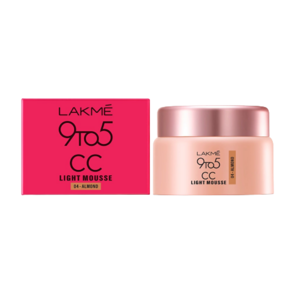 Lakme 9 To 5 CC Mousse - Almond - Distacart