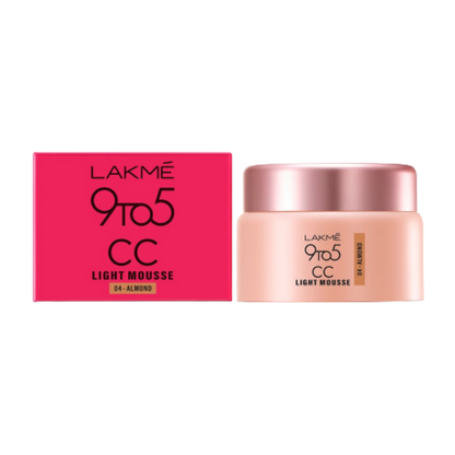 Lakme 9 To 5 CC Mousse - Almond - Distacart