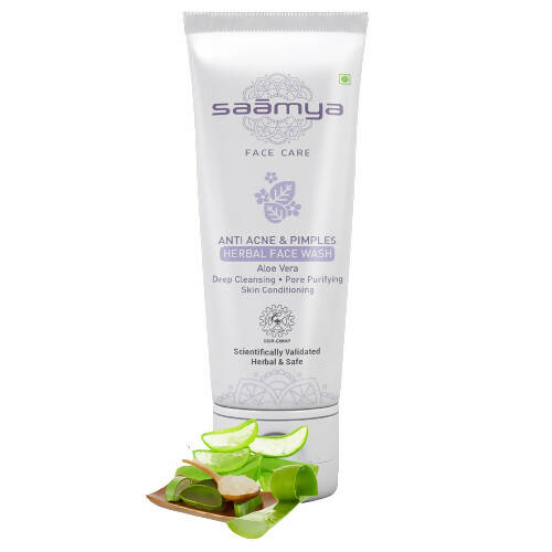 Saamya Anti-Acne & Pimples Herbal Face Wash - Distacart